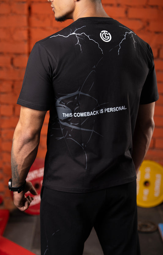 BORN IN THE SHADOW - BLACK TSHIRT (Oversized)