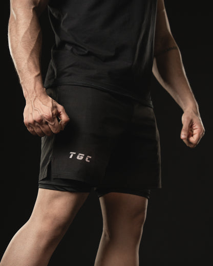 TGC RAW 2 IN 1 SHORTS