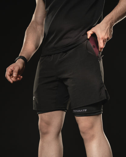TGC RAW 2 IN 1 SHORTS