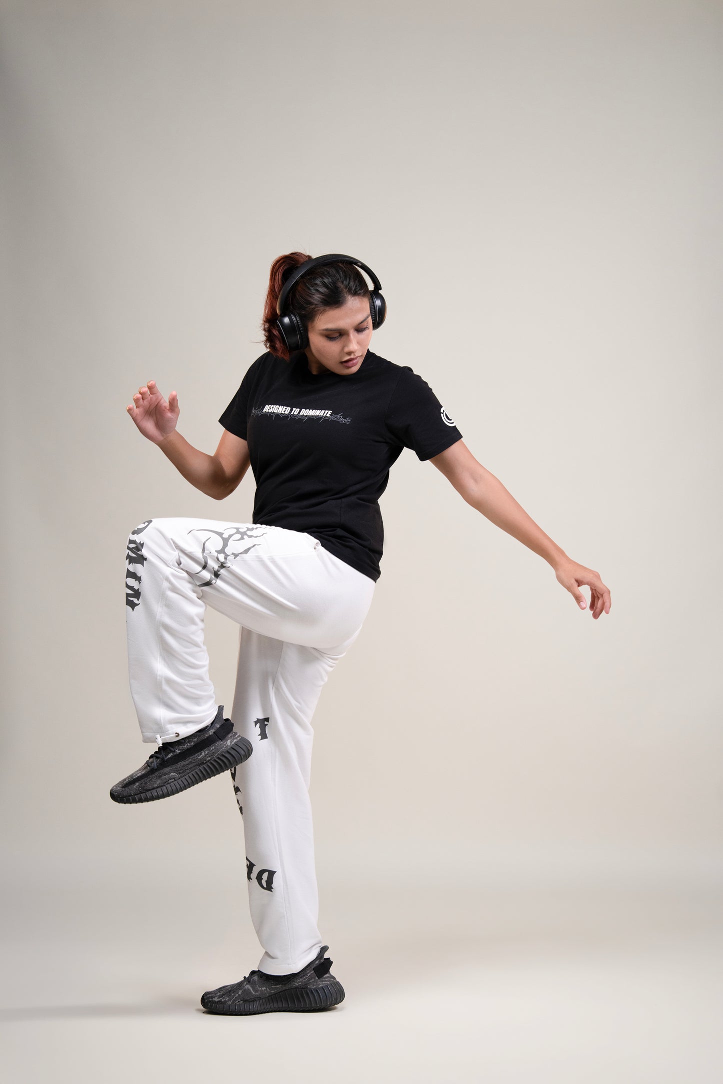 DESIGNED TO DOMINATE - WHITE JOGGER