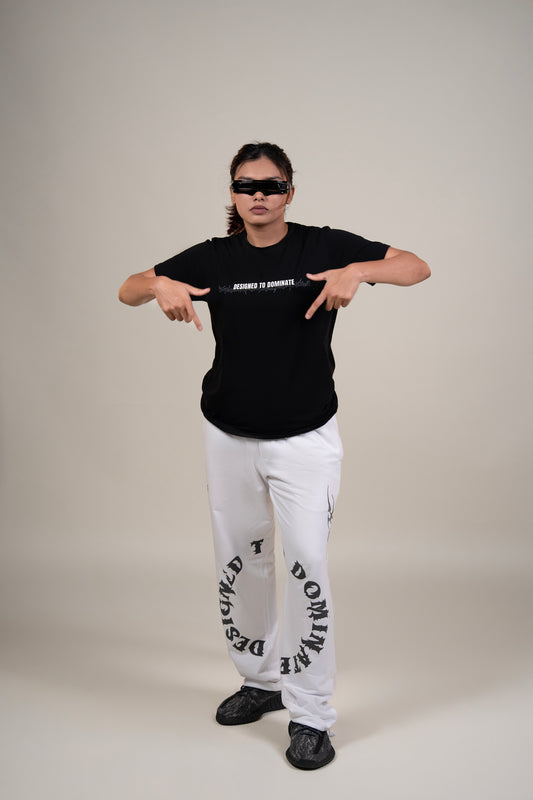 DESIGNED TO DOMINATE - WHITE JOGGER